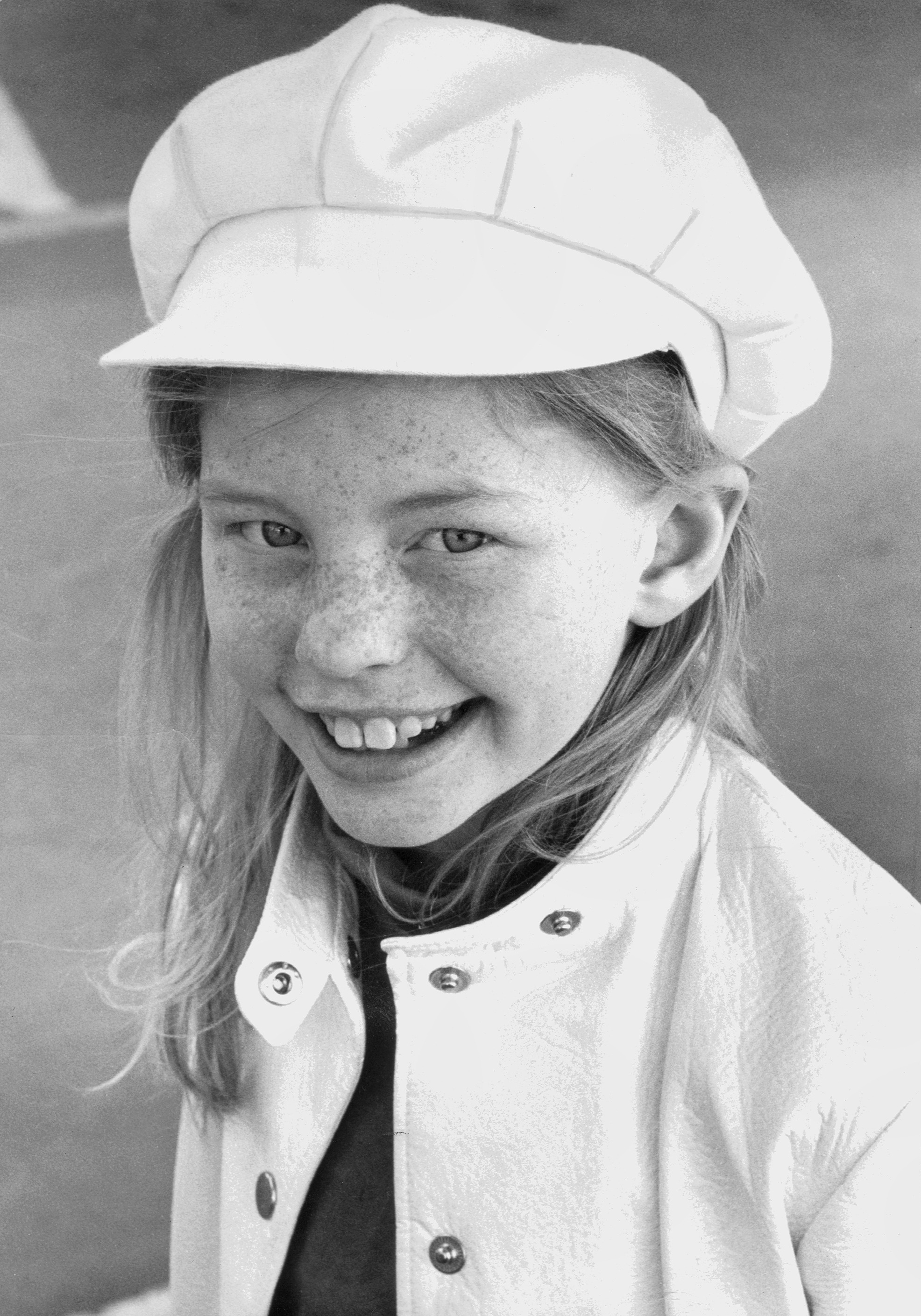 . The Swedish actress Inger Nilsson, known for her role as Pippi Longstocking, during a visit to Munich in 1969. Date: 01/01/1969. © Alfred Haase / Süddeutsche Zeitung Photo (Germany).